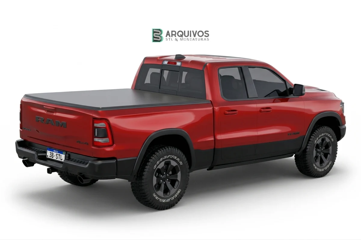 Modelo 3D STL - Dodge RAM 1500 Rebel 2019 — foto 2